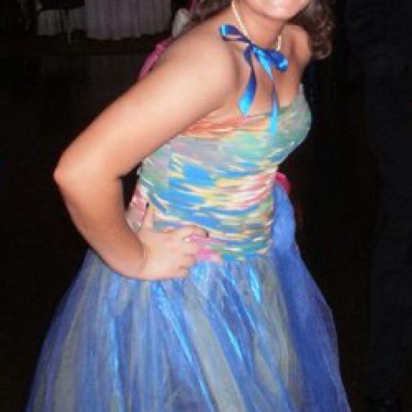 David’s Bridal Drop-Waist Ballgown - Picture 6 of 8